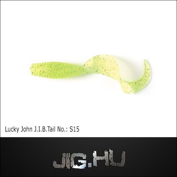 Lucky John J.I.B. Tail 2" (5cm) Chartreuse Red No.: S-15