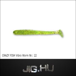 CRAZY FISH VIBRO WORM 3' (76MM) NR.:22