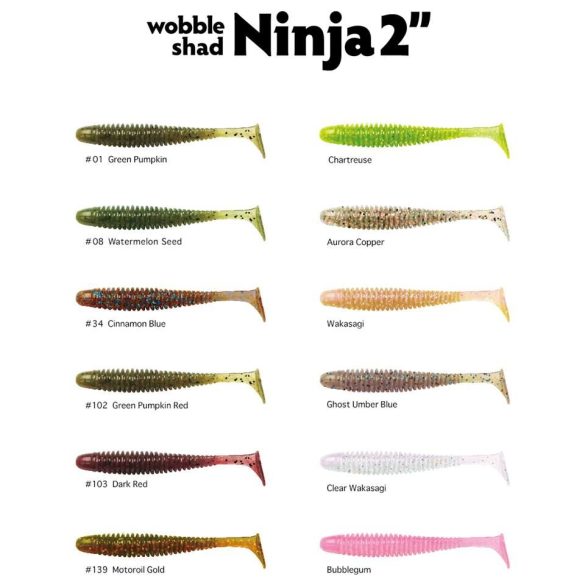 NOIKE BITEGUTS Ninja 2"    (5cm / clear Wakasagi) #48