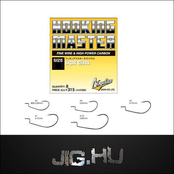 Offset horog Gran Nogales Hooking Master Light Class #4