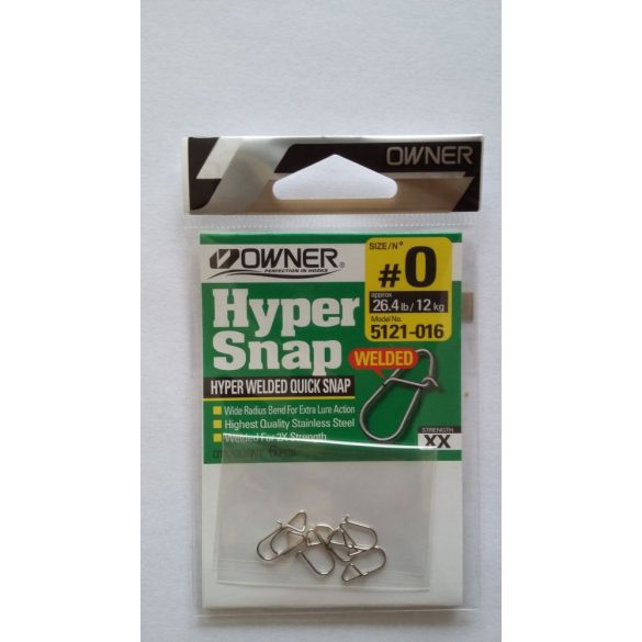 OWNER WELDED QUICK SNAP #000 kapocs