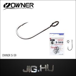 OWNER S-59-es horog No.: 10 (gyári csom)
