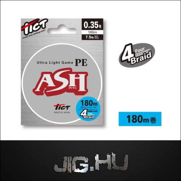 Fonott Zsinór Tict ASH X3  #0,15/0,064mm/4,5lb/200m