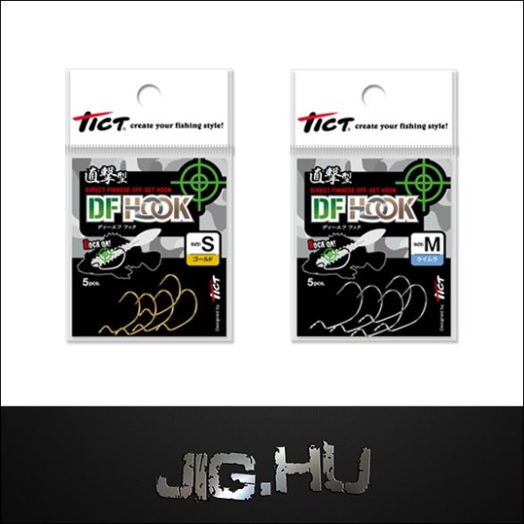 Offset horog TICT DF Hook "M" króm