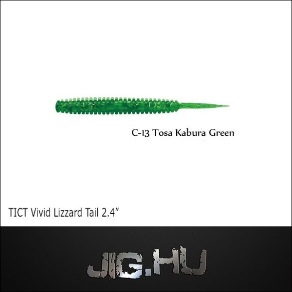 TICT VIVID LIZZARD TAIL 2'4"  C-13 (Tosa Kabura Green)