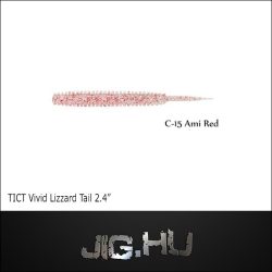 TICT VIVID LIZZARD TAIL 2'4"  C-15 (Ami Red)