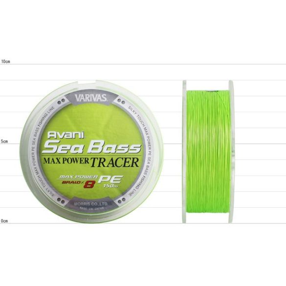 Fonott zsinór Varivas Avani Sea Bass MAX Tracer 1,5 / 0,205 mm /12,85kg / 150 m