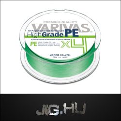   Fonott zsinór Varivas High Grade PE X4 Flash Green #0.8  150m 15LB 